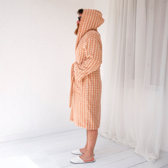Zeep Naturals | Aegean Collection Almond Cream Bubble Bathrobes | Zeep Naturals brings you handcrafted soaps, organic cotton towels, and artisan kitchen essentials — all inspired by nature. Discover simple, sustainable living with products designed to soothe your senses and your home.