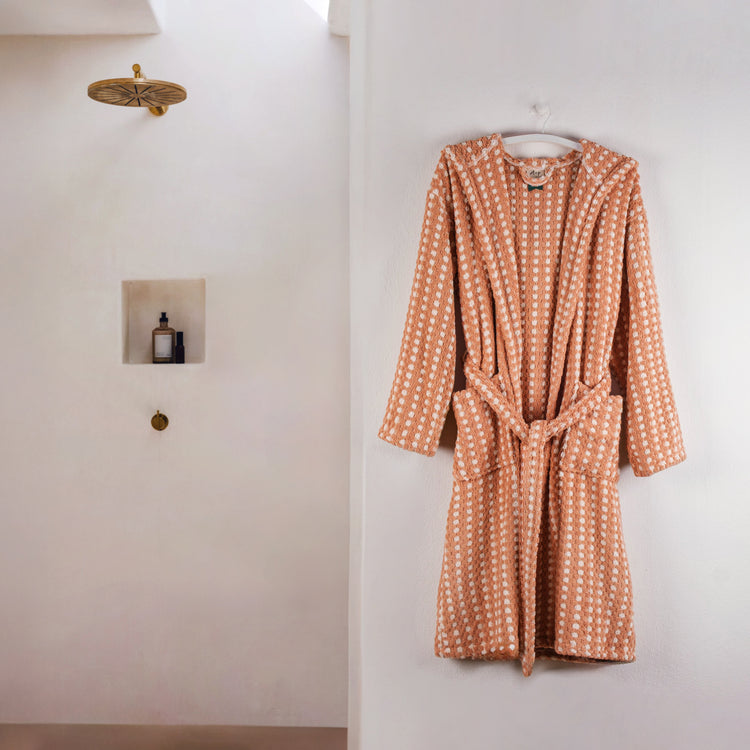 Zeep Naturals | Aegean Collection Almond Cream Bubble Bathrobes | Zeep Naturals brings you handcrafted soaps, organic cotton towels, and artisan kitchen essentials — all inspired by nature. Discover simple, sustainable living with products designed to soothe your senses and your home.