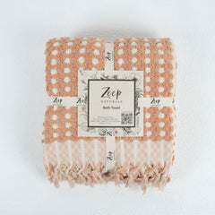 Zeep Naturals | Aegean Collection Bubble Towels Almond Cream Bath | Zeep Naturals brings you handcrafted soaps, organic cotton towels, and artisan kitchen essentials — all inspired by nature. Discover simple, sustainable living with products designed to soothe your senses and your home.