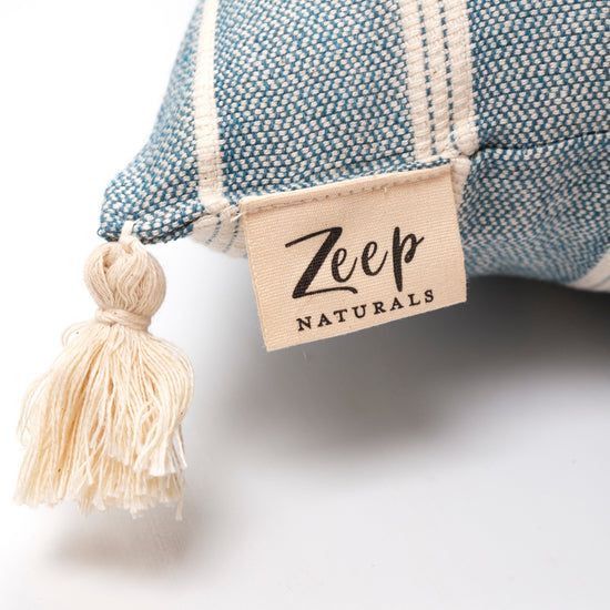 Zeep Naturals | Riviera Loom Pillow Cover | Zeep Naturals brings you handcrafted soaps, organic cotton towels, and artisan kitchen essentials — all inspired by nature. Discover simple, sustainable living with products designed to soothe your senses and your home.