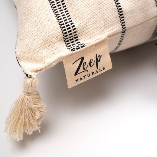 Zeep Naturals | Riviera Loom Pillow Cover | Zeep Naturals brings you handcrafted soaps, organic cotton towels, and artisan kitchen essentials — all inspired by nature. Discover simple, sustainable living with products designed to soothe your senses and your home.