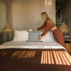 Zeep Naturals | Riviera Loom Pillow Covers | Zeep Naturals brings you handcrafted soaps, organic cotton towels, and artisan kitchen essentials — all inspired by nature. Discover simple, sustainable living with products designed to soothe your senses and your home.