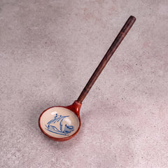 Zeep Naturals | Troy Collection Ceramic Ladle with Wooden Handle Sail | Zeep Naturals brings you handcrafted soaps, organic cotton towels, and artisan kitchen essentials — all inspired by nature. Discover simple, sustainable living with products designed to soothe your senses and your home.