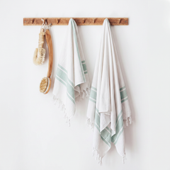 Aeris Terry Towel Sets - Shore Sage - Shore Sage 01A
