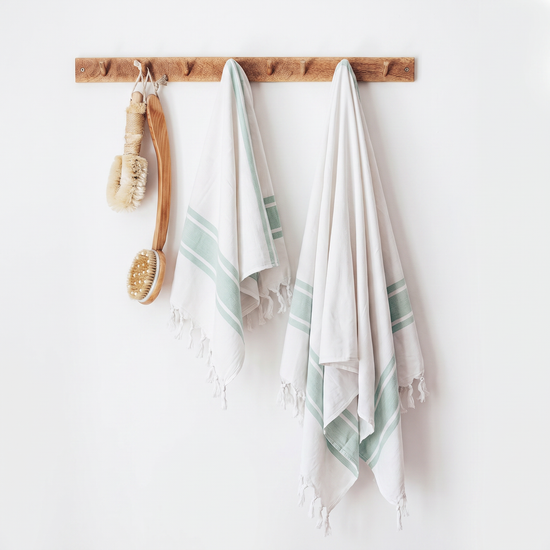 Aeris Terry Towel Sets - Shore Sage - Shore Sage 01A
