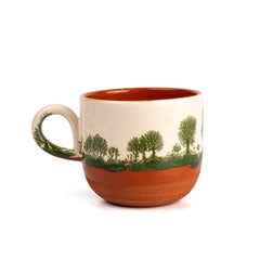 Zeep Naturals | Assos Collection Ceramic Coffee/Tea Cup with Handle | Zeep Naturals brings you handcrafted soaps, organic cotton towels, and artisan kitchen essentials — all inspired by nature. Discover simple, sustainable living with products designed to soothe your senses and your home.