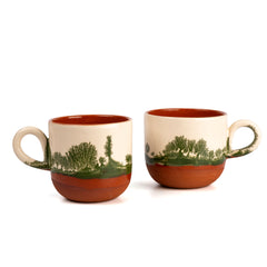 Zeep Naturals | Assos Collection Ceramic Coffee/Tea Cup with Handle | Zeep Naturals brings you handcrafted soaps, organic cotton towels, and artisan kitchen essentials — all inspired by nature. Discover simple, sustainable living with products designed to soothe your senses and your home.