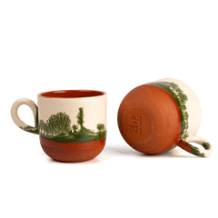 Zeep Naturals | Assos Collection Ceramic Coffee/Tea Cup with Handle | Zeep Naturals brings you handcrafted soaps, organic cotton towels, and artisan kitchen essentials — all inspired by nature. Discover simple, sustainable living with products designed to soothe your senses and your home.