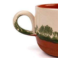 Zeep Naturals | Assos Collection Ceramic Coffee/Tea Cup with Handle | Zeep Naturals brings you handcrafted soaps, organic cotton towels, and artisan kitchen essentials — all inspired by nature. Discover simple, sustainable living with products designed to soothe your senses and your home.
