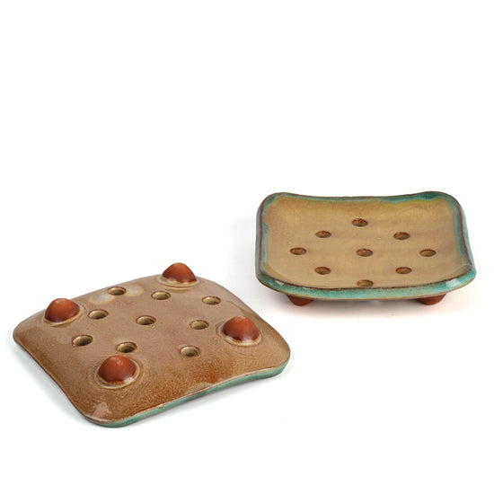 Zeep Naturals | Aegean Collection Ceramic Soap Coaster | Zeep Naturals brings you handcrafted soaps, organic cotton towels, and artisan kitchen essentials — all inspired by nature. Discover simple, sustainable living with products designed to soothe your senses and your home.