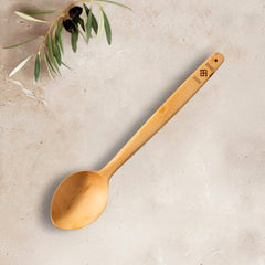 Zeep Naturals | Boxwood Heritage Medium Stir Spoon | Zeep Naturals brings you handcrafted soaps, organic cotton towels, and artisan kitchen essentials — all inspired by nature. Discover simple, sustainable living with products designed to soothe your senses and your home.