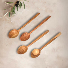Zeep Naturals | Olive Wood Small Spoon | Zeep Naturals brings you handcrafted soaps, organic cotton towels, and artisan kitchen essentials — all inspired by nature. Discover simple, sustainable living with products designed to soothe your senses and your home.