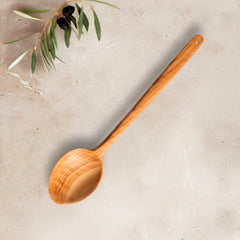 Zeep Naturals | Olive Wood Small Spoon | Zeep Naturals brings you handcrafted soaps, organic cotton towels, and artisan kitchen essentials — all inspired by nature. Discover simple, sustainable living with products designed to soothe your senses and your home.