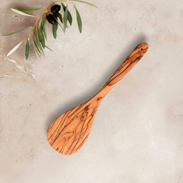 Olive Wood Dropform Spatula