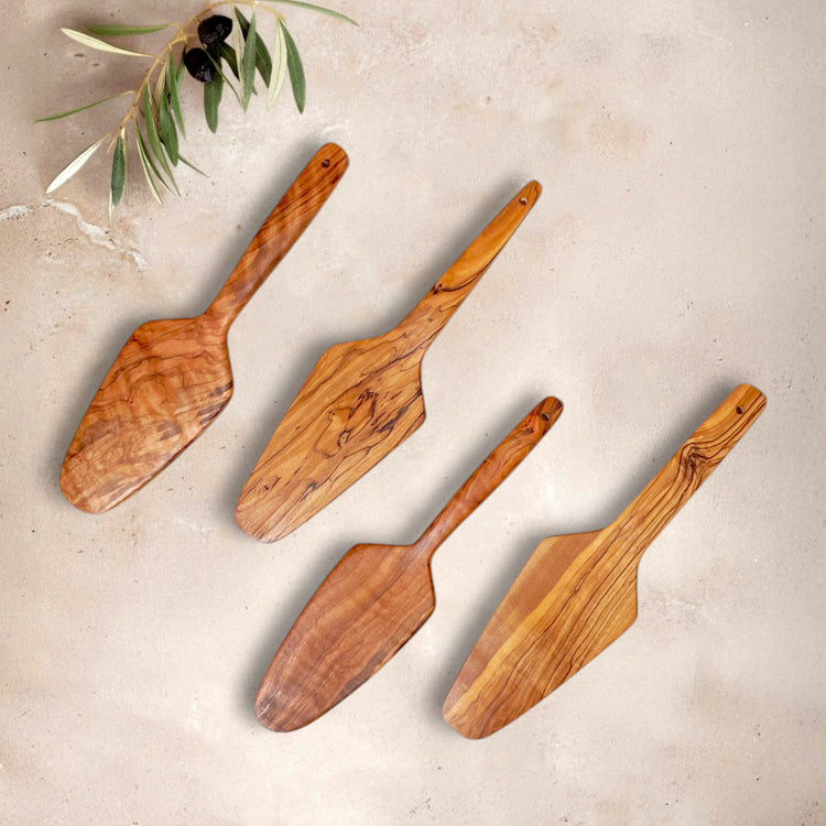 Olive Wood Triangle Spatula