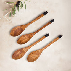 Zeep Naturals | Olive Wood Ember Grain Stir Spoon | Zeep Naturals brings you handcrafted soaps, organic cotton towels, and artisan kitchen essentials — all inspired by nature. Discover simple, sustainable living with products designed to soothe your senses and your home.