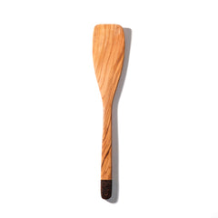 Zeep Naturals | Olive Wood Ember Grain Curve Spatula | Zeep Naturals brings you handcrafted soaps, organic cotton towels, and artisan kitchen essentials — all inspired by nature. Discover simple, sustainable living with products designed to soothe your senses and your home.