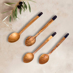 Zeep Naturals | Olive Wood Ember Grain Small Stir Spoon | Zeep Naturals brings you handcrafted soaps, organic cotton towels, and artisan kitchen essentials — all inspired by nature. Discover simple, sustainable living with products designed to soothe your senses and your home.