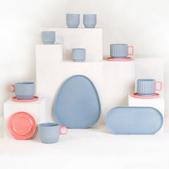 Zeep Naturals | Lydia Collection Amorphous Serving Plate | Zeep Naturals brings you handcrafted soaps, organic cotton towels, and artisan kitchen essentials — all inspired by nature. Discover simple, sustainable living with products designed to soothe your senses and your home.