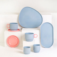 Zeep Naturals | Lydia Collection Amorphous Serving Plate | Zeep Naturals brings you handcrafted soaps, organic cotton towels, and artisan kitchen essentials — all inspired by nature. Discover simple, sustainable living with products designed to soothe your senses and your home.