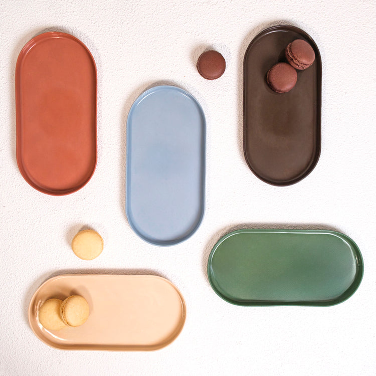 Zeep Naturals | Lydia Collection Oval Serving Plate | Zeep Naturals brings you handcrafted soaps, organic cotton towels, and artisan kitchen essentials — all inspired by nature. Discover simple, sustainable living with products designed to soothe your senses and your home.