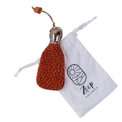 Zeep Naturals | Terracotta Foot Exfoliator Gold | Zeep Naturals brings you handcrafted soaps, organic cotton towels, and artisan kitchen essentials — all inspired by nature. Discover simple, sustainable living with products designed to soothe your senses and your home.