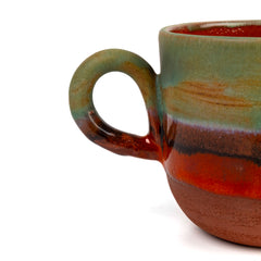 Zeep Naturals | Assos Collection Ceramic Coffee/Tea Cup with Handle | Zeep Naturals brings you handcrafted soaps, organic cotton towels, and artisan kitchen essentials — all inspired by nature. Discover simple, sustainable living with products designed to soothe your senses and your home.