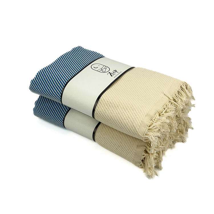 Zeep Naturals | Water-Path Towels Lapis Bath Towel | Catskills-inspired artisan natural soaps, luxurious Turkish towels, bathrobes, throws, and bedding. Discover handmade coffee cups, milk dispensers, and olive wood kitchen utensils—crafted with care for your home