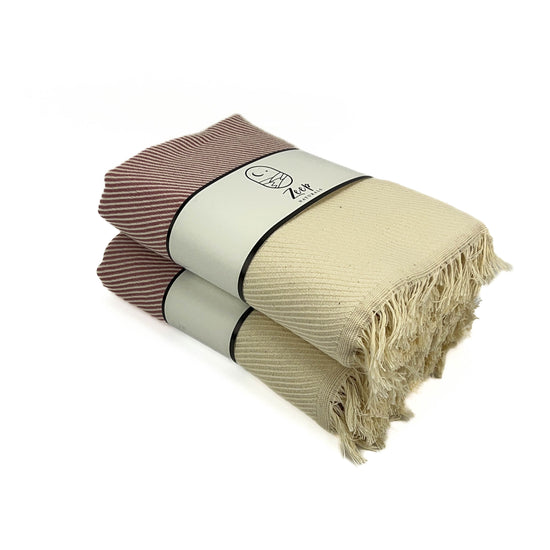 Zeep Naturals | Water-Path Towels Rosewood Bath Towel | Catskills-inspired artisan natural soaps, luxurious Turkish towels, bathrobes, throws, and bedding. Discover handmade coffee cups, milk dispensers, and olive wood kitchen utensils—crafted with care for your home