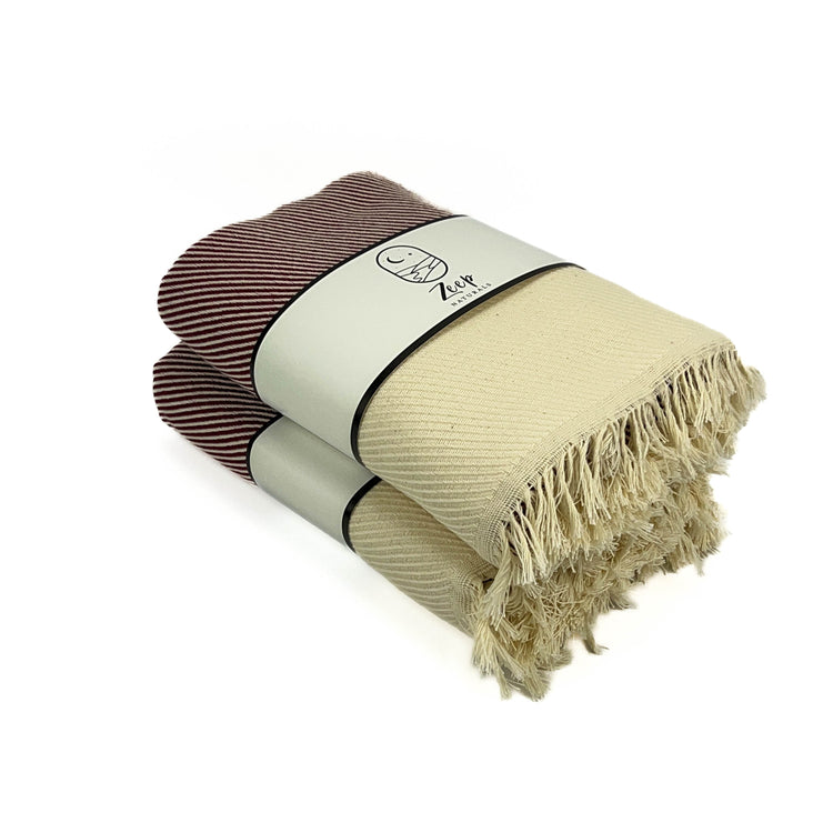 Zeep Naturals | Water-Path Towels Wine Red Bath Towel | Catskills-inspired artisan natural soaps, luxurious Turkish towels, bathrobes, throws, and bedding. Discover handmade coffee cups, milk dispensers, and olive wood kitchen utensils—crafted with care for your home