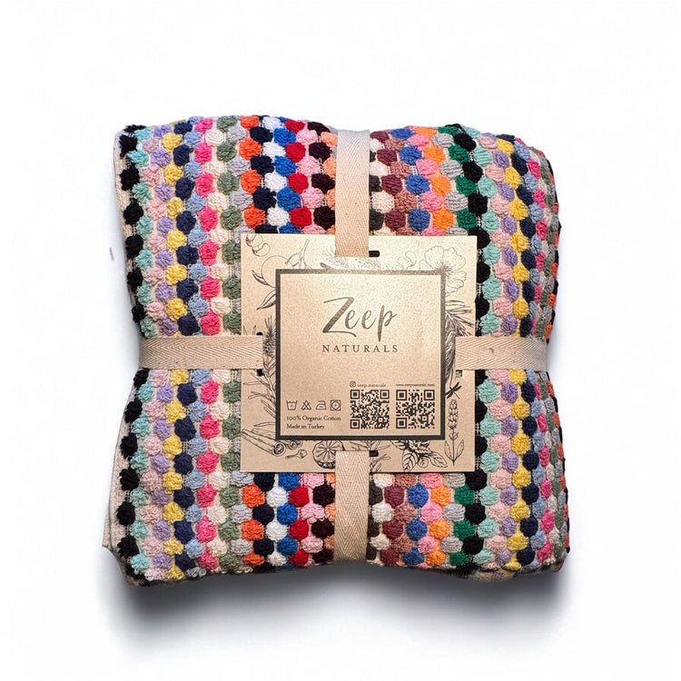 Zeep Naturals | Chickpea Towels Rainbow without fringes Bath | Catskills-inspired artisan natural soaps, luxurious Turkish towels, bathrobes, throws, and bedding. Discover handmade coffee cups, milk dispensers, and olive wood kitchen utensils—crafted with care for your home