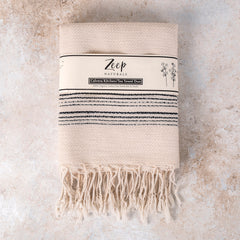 Calvera Kitchen Towels - Limestone
