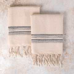 Calvera Kitchen Towels - Limestone