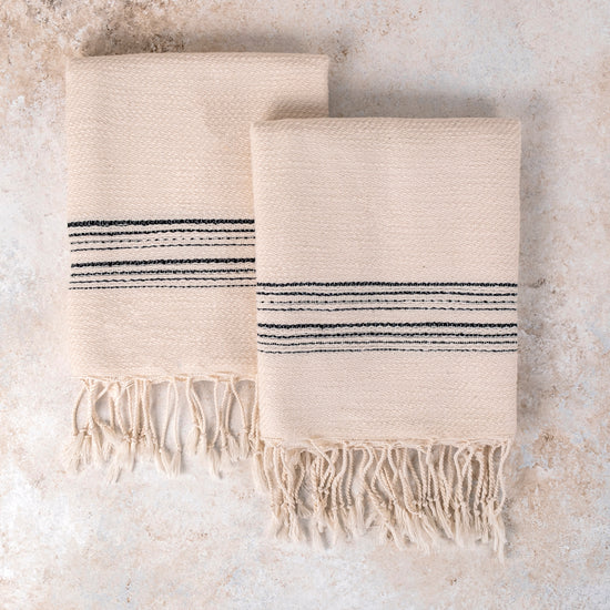 Calvera Kitchen Towels - Limestone