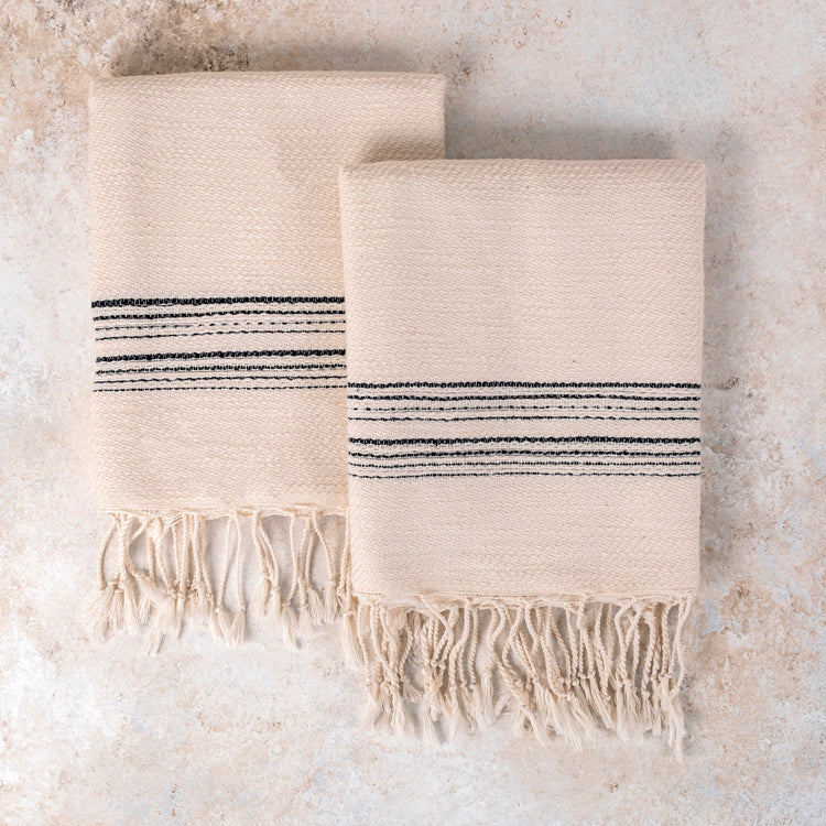 Calvera Kitchen Towels - Limestone