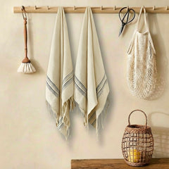 Calvera Kitchen Towels - Limestone