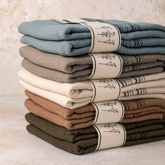 Calvera Kitchen Towels - Limestone