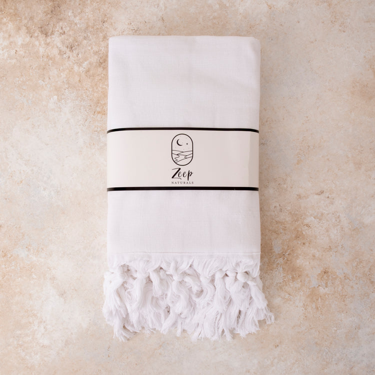 Aeris Terry Towel Sets - White Dune - White Dune 01