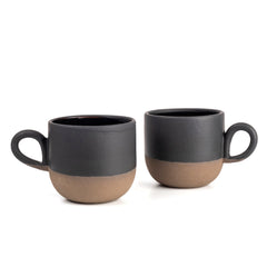 Zeep Naturals | Assos Collection Ceramic Coffee/Tea Cup with Handle | Zeep Naturals brings you handcrafted soaps, organic cotton towels, and artisan kitchen essentials — all inspired by nature. Discover simple, sustainable living with products designed to soothe your senses and your home.