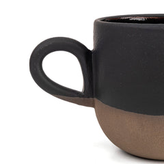 Zeep Naturals | Assos Collection Ceramic Coffee/Tea Cup with Handle | Zeep Naturals brings you handcrafted soaps, organic cotton towels, and artisan kitchen essentials — all inspired by nature. Discover simple, sustainable living with products designed to soothe your senses and your home.