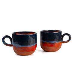 Zeep Naturals | Assos Collection Ceramic Coffee/Tea Cup with Handle | Zeep Naturals brings you handcrafted soaps, organic cotton towels, and artisan kitchen essentials — all inspired by nature. Discover simple, sustainable living with products designed to soothe your senses and your home.