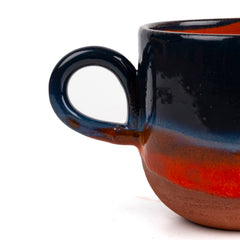 Zeep Naturals | Assos Collection Ceramic Coffee/Tea Cup with Handle | Zeep Naturals brings you handcrafted soaps, organic cotton towels, and artisan kitchen essentials — all inspired by nature. Discover simple, sustainable living with products designed to soothe your senses and your home.
