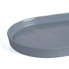Zeep Naturals | Lydia Collection Oval Serving Plate | Zeep Naturals brings you handcrafted soaps, organic cotton towels, and artisan kitchen essentials — all inspired by nature. Discover simple, sustainable living with products designed to soothe your senses and your home.