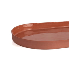 Zeep Naturals | Lydia Collection Oval Serving Plate | Zeep Naturals brings you handcrafted soaps, organic cotton towels, and artisan kitchen essentials — all inspired by nature. Discover simple, sustainable living with products designed to soothe your senses and your home.