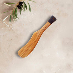 Zeep Naturals | Olive Wood Ember Grain Butter Knife/Spreader | Zeep Naturals brings you handcrafted soaps, organic cotton towels, and artisan kitchen essentials — all inspired by nature. Discover simple, sustainable living with products designed to soothe your senses and your home.