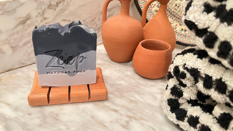 Zeep Naturals | Hornbeam Wood Arched Soap Coasters | Catskills-inspired artisan natural soaps, luxurious Turkish towels, bathrobes, throws, and bedding. Discover handmade coffee cups, milk dispensers, and olive wood kitchen utensils—crafted with care for your home